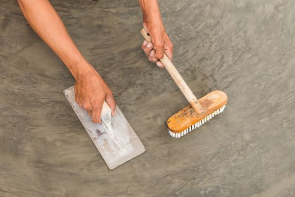 Driveway Concrete Staining in Missoula