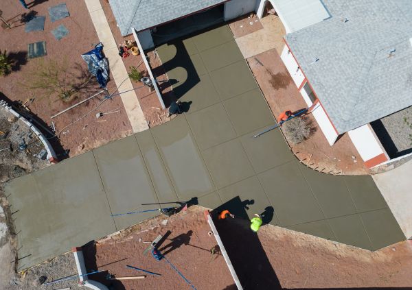 Concrete Driveway Finishing in Missoula