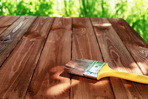 Patio Floor Staining in Missoula